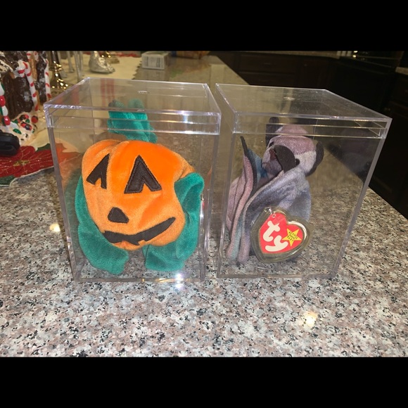 TY Beanie Babies Batty The Bat & Pumkin’ Halloween - Picture 2 of 8